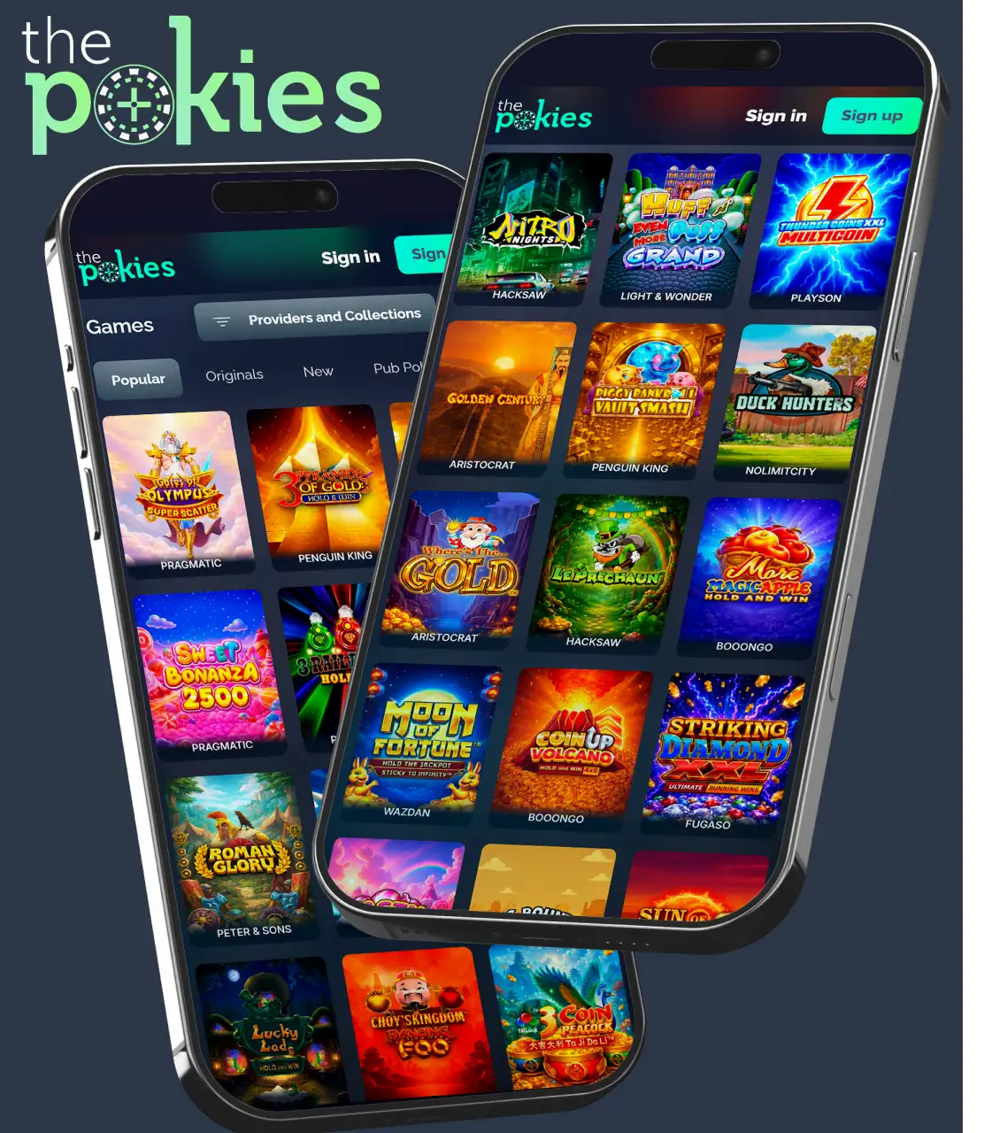 ThePokies Casino on mobile devices