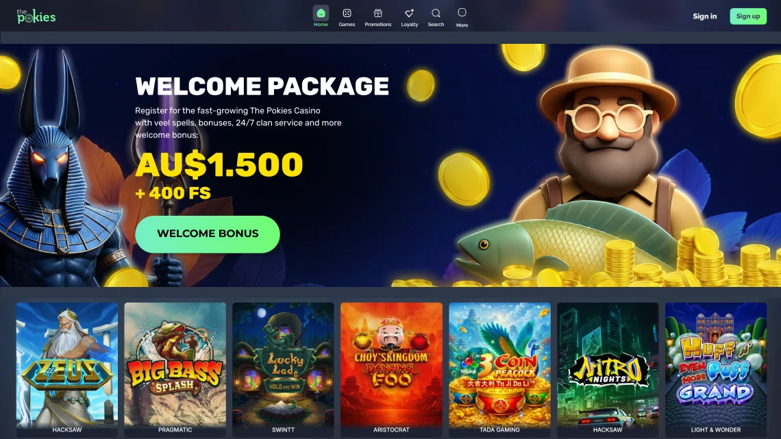 ThePokies Casino review and features